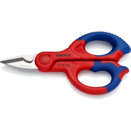 Tijeras de electricista KNIPEX 155 mm con portaherramientas