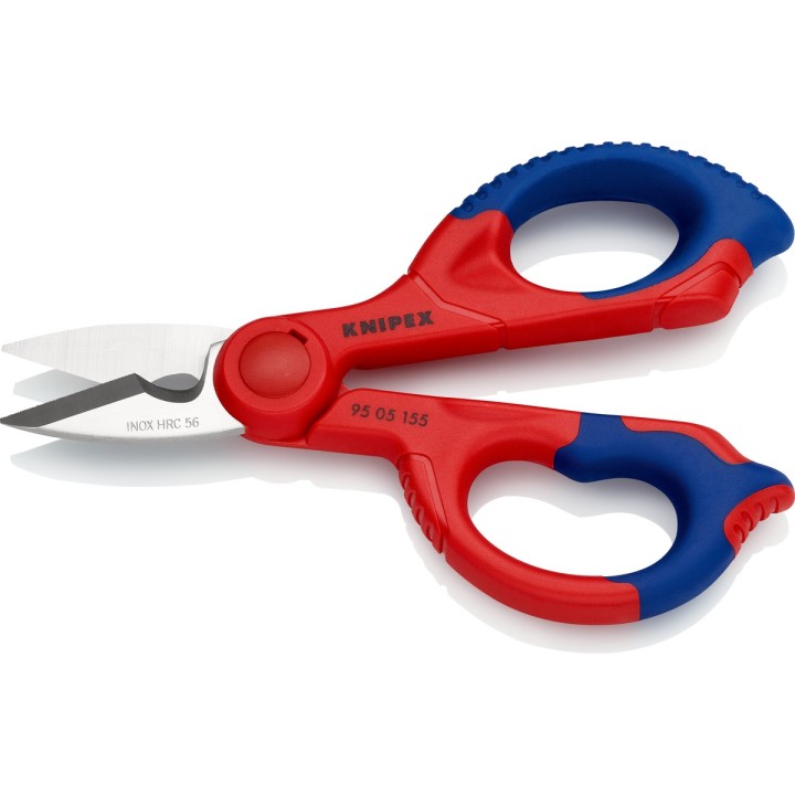 Tijeras de electricista KNIPEX 155 mm con portaherramientas - vista adicional 1