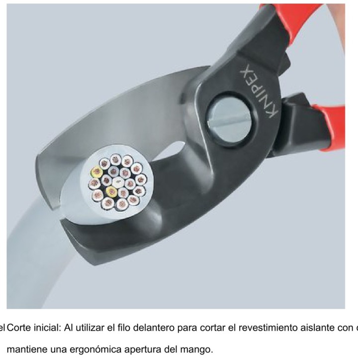Tijera cortacables ø20 mm/70mm²/ awg 2-0 KNIPEX PREMIUM - vista adicional 7