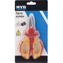 Tijeras de electricista aisladas 1000 V NIVEL