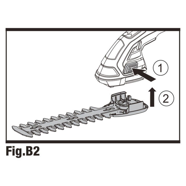 Tijera cortasetos y cortacesped batería WESCO 20 cm 18 V - vista adicional 9