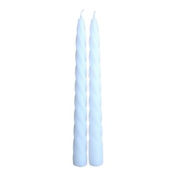 Pack 2 velas decorativas blancas ø2x24cm magic lights