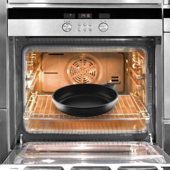 Sartén antiadherente de inducción Castey con mango desmontable rojo - imagen adicional 3