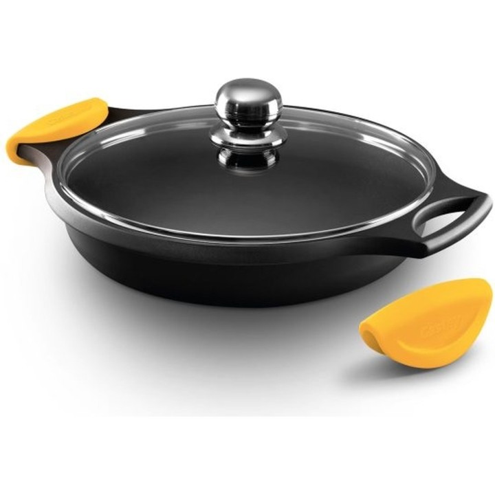 Rustidera Baja aluminio Fundido con Tapa Castey