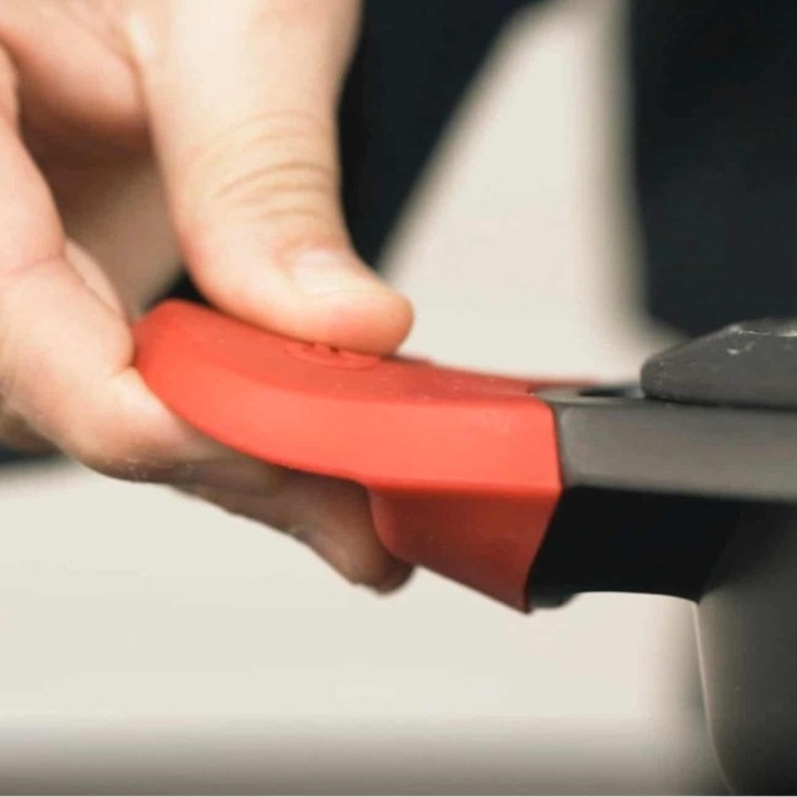 Plancha lisa de aluminio fundido Castey apta para inducción - asa silicona