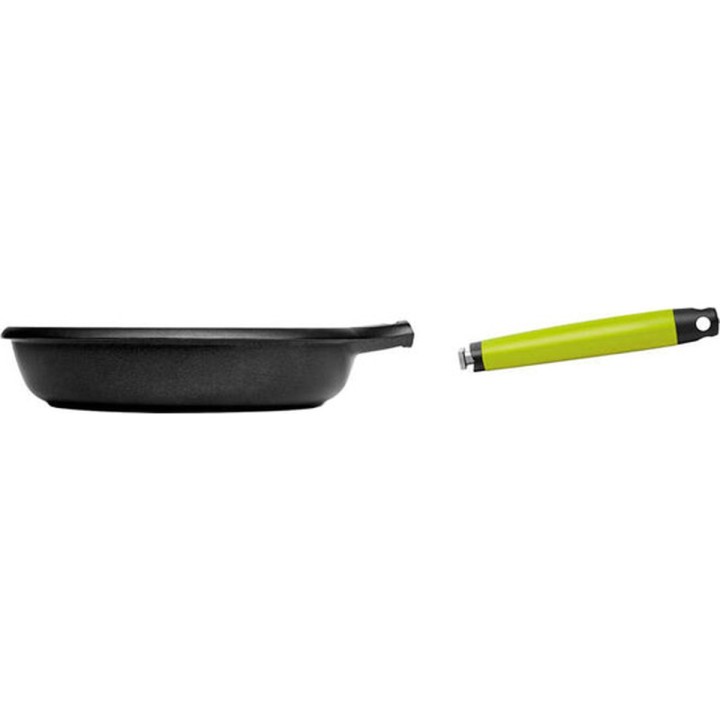 Sartén antiadherente de aluminio fundido Fundix Castey con mango desmontable kiwi - vista adicional 1