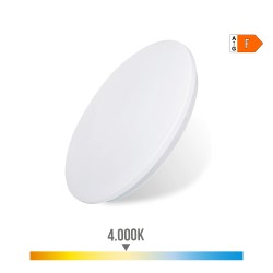 Plafon/aplique led de superficie 24w 4000k ø38x6,6cm edm