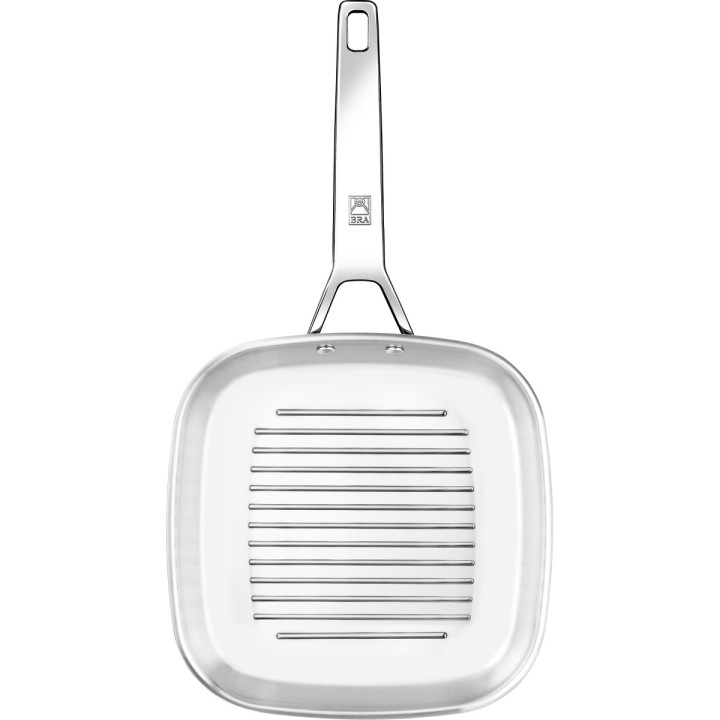 Grill con rayas BRA Signature de acero inoxidable 28 cm - vista adicional 1