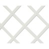 Trelliflex celosia de plastico 0,5x1,5m color blanco perfil de listones 22x6mm nortene