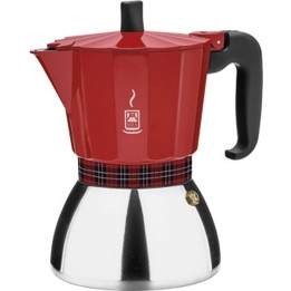 Cafetera BRA Deluxe Induction roja