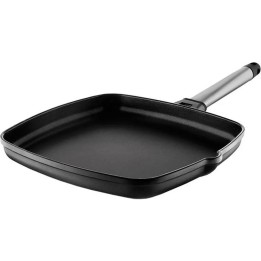 Grill liso Castey Induction con mango desmontable