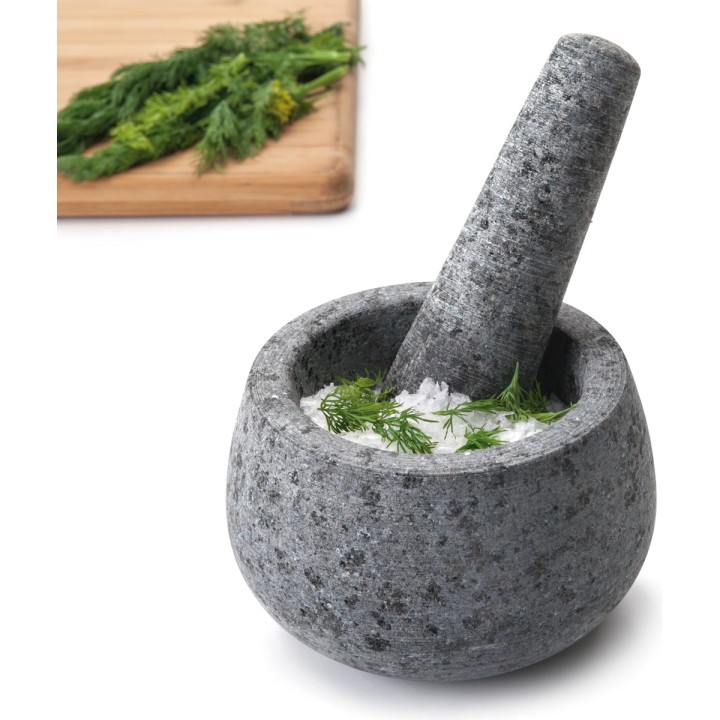 Mortero de granito Lacor con mano - vista adicional 1