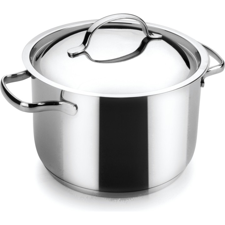 Olla con tapa Basic Lacor para inducción