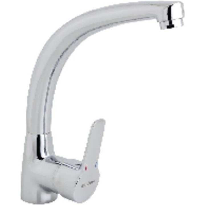 Grifo de cocina monomando Genebre Basik cromado