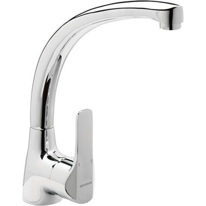 Grifo de cocina monomando Genebre K8 cromado de caño alto