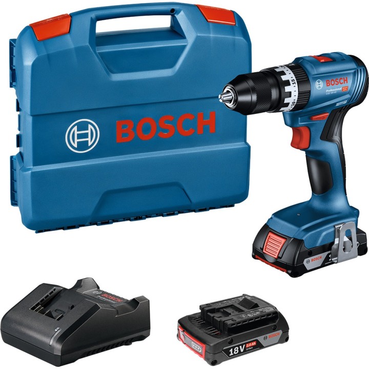 Taladro percutor a batería Bosch PRO GSB 18V-45