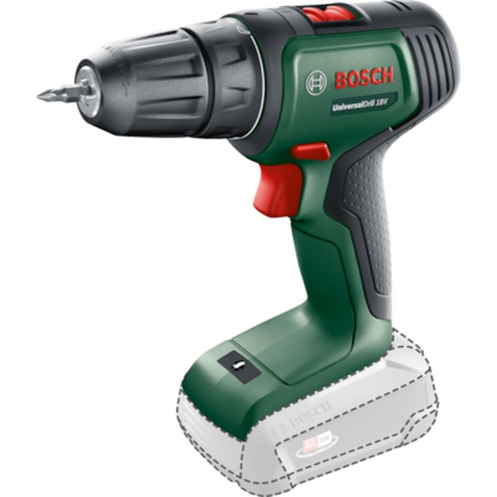 Taladro atornillador a batería Bosch 18 V con SystemBox y 241 accesorios