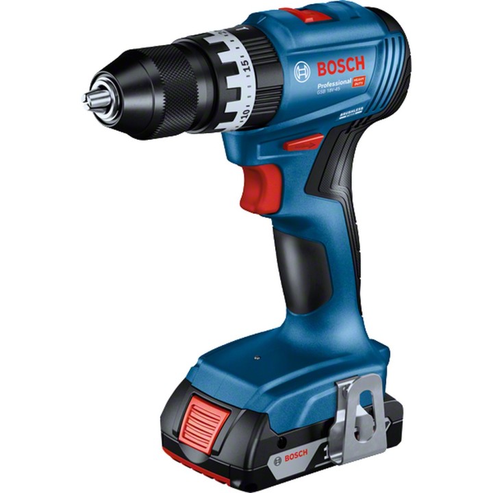 Taladro percutor a batería Bosch PRO GSB 18V-45