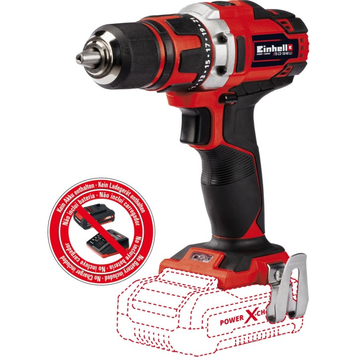 Taladro atornillador Einhell TE-CD 18/40 Li-Solo 18 V