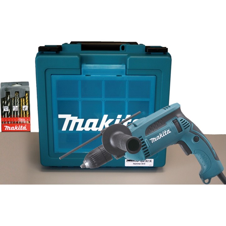 Taladro percutor Makita HP1641K1X 680 W