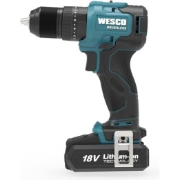 Taladro percutor compacto WESCO 18 V 50 Nm