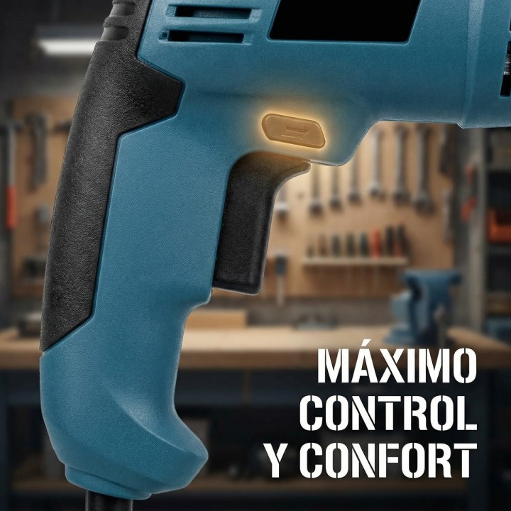 Taladro percutor con cable WESCO 550 W 10 mm - vista adicional 6