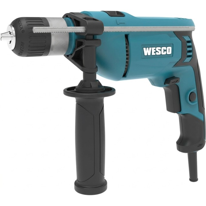 Taladro percutor WESCO 750 W con portabrocas de 13 mm - vista adicional 5