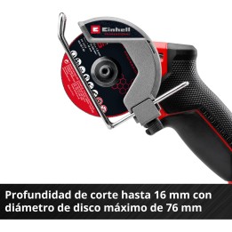 Cortadora inalámbrica Einhell TP-CO 18/76-C Li BL Solo 18 V