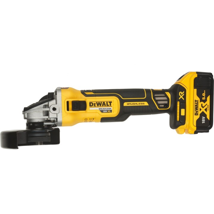 Miniamoladora a batería DEWALT XR 18 V 125 mm DCG405P2-QW