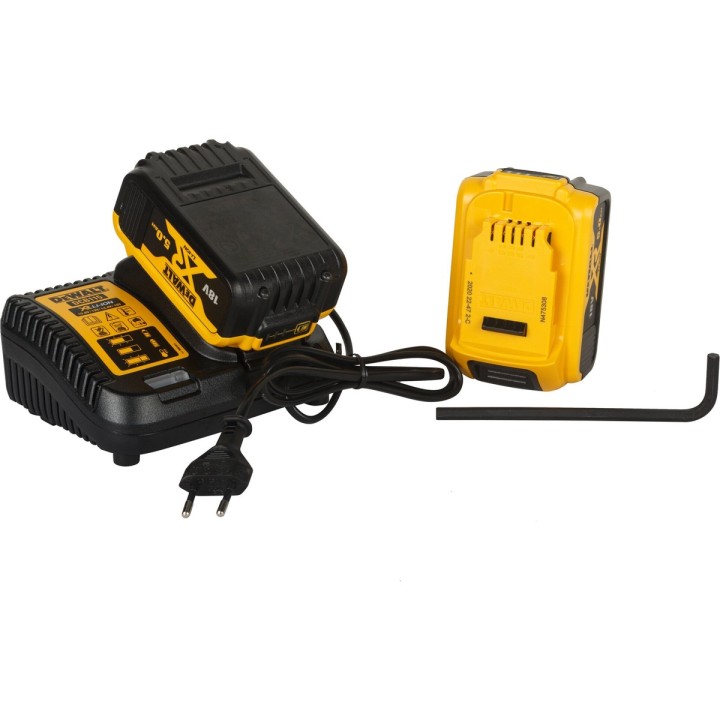 Miniamoladora a batería DEWALT XR 18 V 125 mm DCG405P2-QW - vista adicional 5