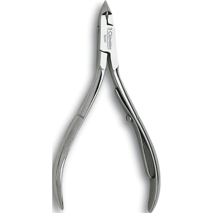 Alicate de Cutícula 3 Claveles Niquelado 10 cm Ref. 12100 - vista adicional 1