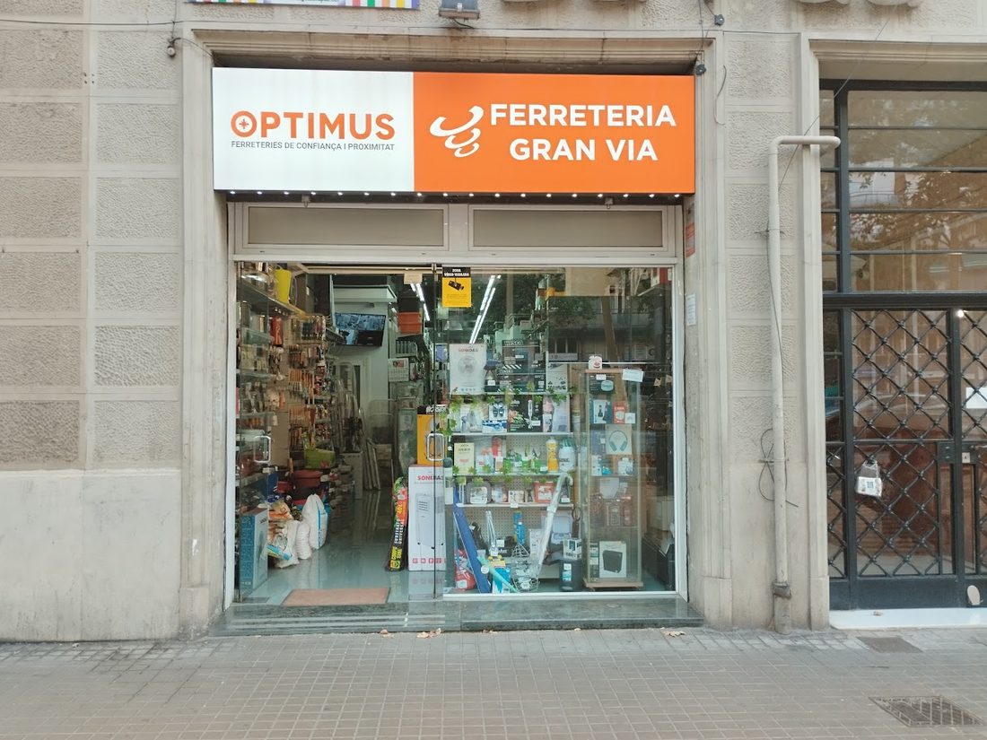 Fachada de Ferretería Gran Vía en Barcelona